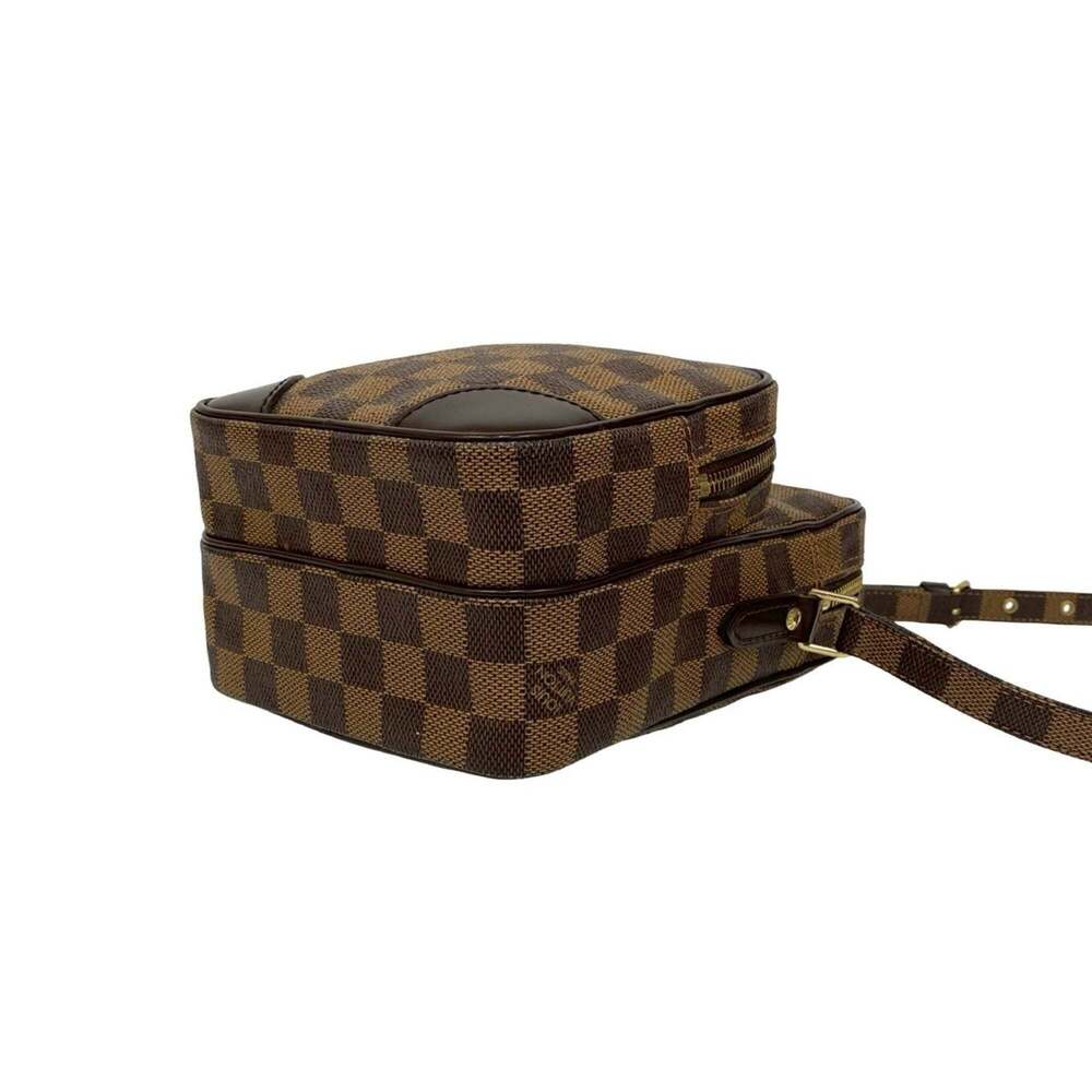 LOUIS VUITTON Authentic Brown Damier Leather Pochette Shoulder Bag - Picture 8 of 10